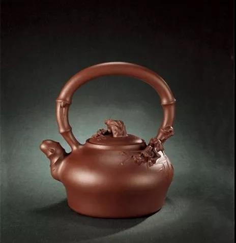 10種最美花器提梁壺，精美別致雕花紫砂壺!