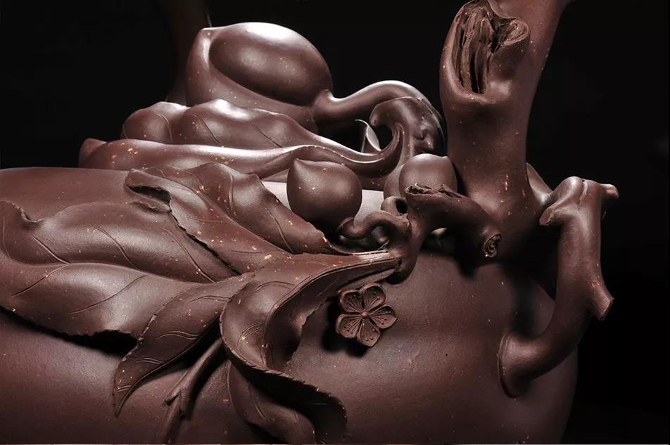 10種最美花器提梁壺，精美別致雕花紫砂壺!