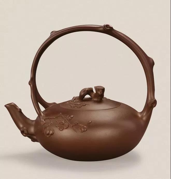 10種最美花器提梁壺，精美別致雕花紫砂壺!