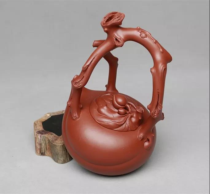 10種最美花器提梁壺，精美別致雕花紫砂壺!