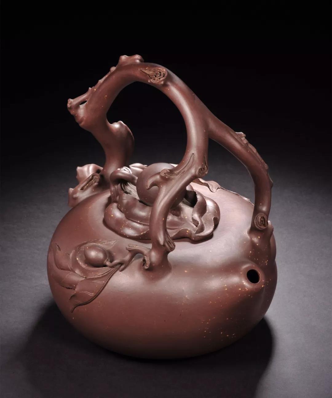 10種最美花器提梁壺，精美別致雕花紫砂壺!