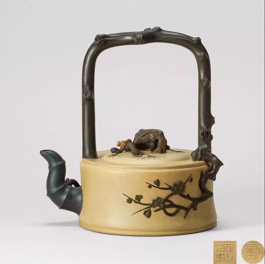 10種最美花器提梁壺，精美別致雕花紫砂壺!