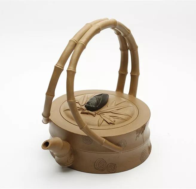 10種最美花器提梁壺，精美別致雕花紫砂壺!